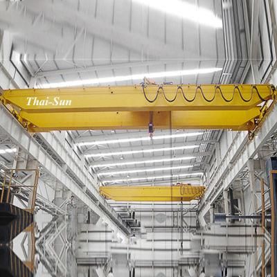 Electric Winch Double Girder Overhead Crane Price with Trolly
