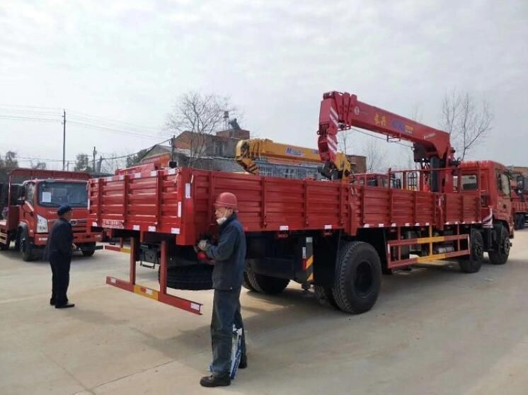 Factory Price China Dongfeng/HOWO/Foton/Isuzu/FAW 6.3ton 8ton 6X2 Truck with Crane