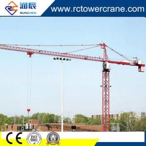 Ce ISO 55m Jib Length Self Erecting Tower Crane for Building Construction Site