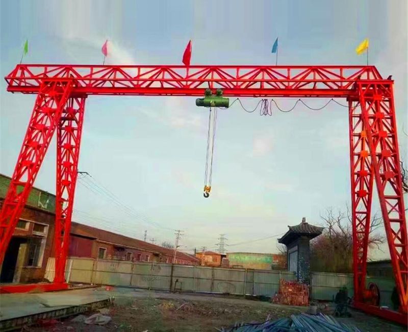 1 Ton 2 Ton Cheap Truss Portal Crane Lifter Lifting Equipment for Construction