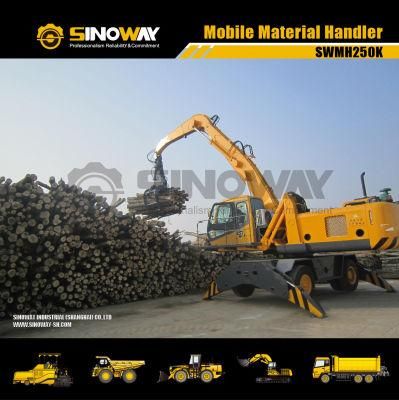 Material Handling Equipment 25 Ton Excavator Crane for Log and Timber