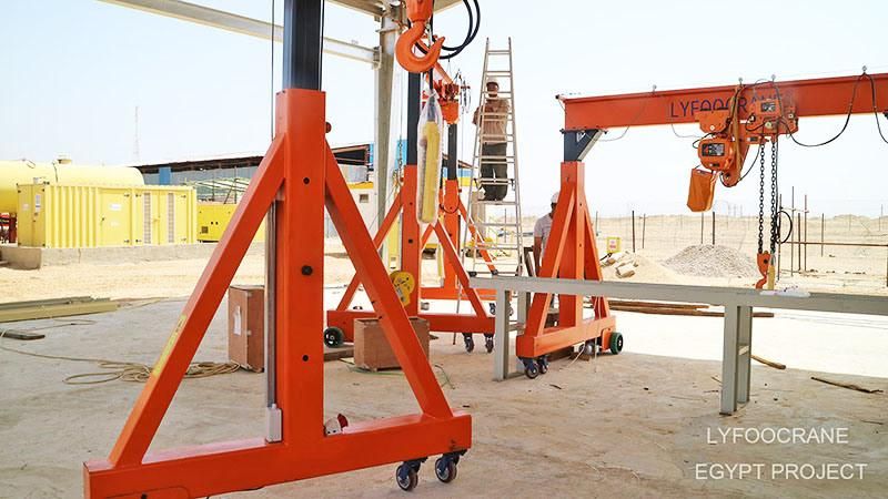 Portal Crane with Chain Hoist 1t 2t 3t 5t