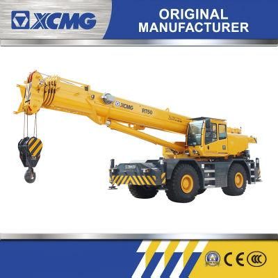 XCMG Official 50 Ton Rough Terrain Crane Rt50