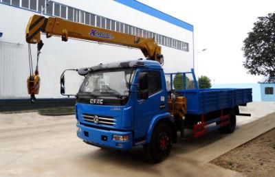 3ton-4tons Dongfeng Truck with Mobile Cranes Heavy Duty Crane Truck Mounted Straight 4-Arm Telescoping Boom Crane