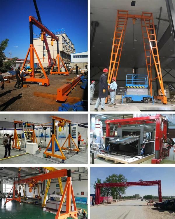 5 Tons Customized Light Duty Portable Gantry Crane