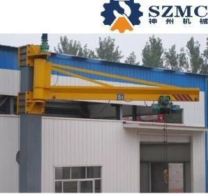 Bx Type Wall Mounted Jib Crane with Electric Hoist Widely Applied in Workshop