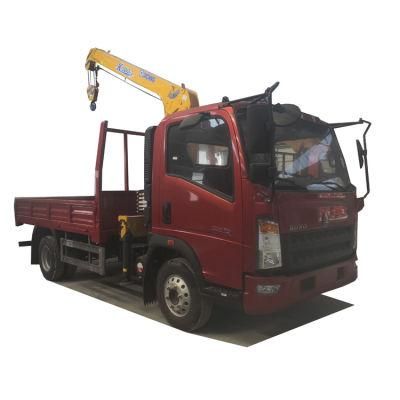 Sinotruck HOWO New Customized 4*2 Mini Straight Arm Crane Truck