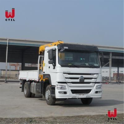 Sinotruck/Sinotruk/HOWO/Sino 4X2 3 Tons Straight Arm Truck Crane for Mounted/Mobile/Hydraulic