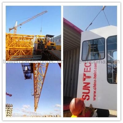 Qtz80 Construction Hoist Self Erecting Mobile Tower Crane 8t
