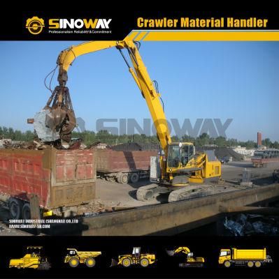 Good Quality 42ton Grapple Bucket Excavator for Material Handling