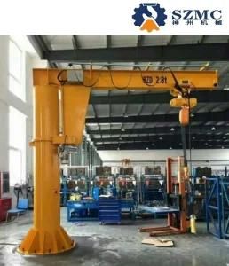 360 Degree Rotating Cantilever Swing Arm Hoisting 500kg 1ton 2ton 3ton 5ton Portable Wall Mounted Mobile Slewing Bearing Jib Crane