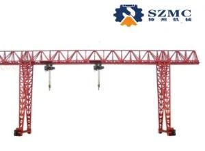 2t 5t 10t 15t 20t 32t Mhe Truss Mobile Outdoor Single Girder Gantry Crane with Double Electric Hoist