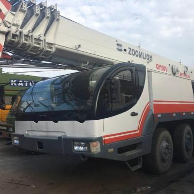 Used Zoomlion Truck Crane Qy50V 50t Truck Crane 50ton in Good Condition