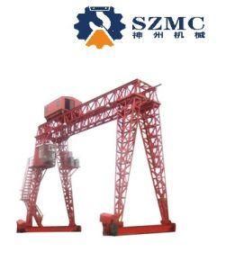 3t 5t 10t 16t 32t Mhh Truss Single Girder Gantry Crane with Electric Wire Rope Hoist