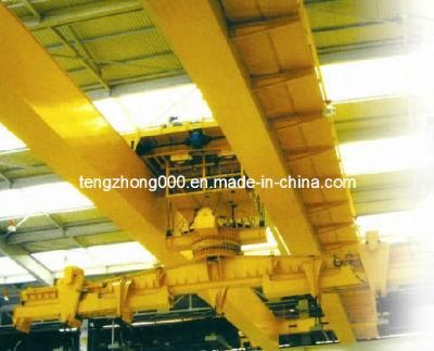 Magnetic Overhead Crane, Electromagnet Below Revolving Overhead Crane