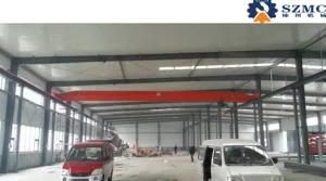 14t Indoors Single Girder Workshop Overhead Bridge Crane