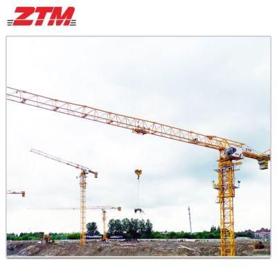 Ztm T296b 16ton Flat Top Tower Crane with L68 Mast Section