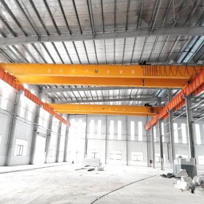 China Hot Sale High Quality Travelling Trolly Electric Hoist 16ton Double Beam Bridge Crane