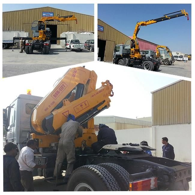 Hydraulic 16 Ton Mobile Knuckle Boom Crane Lifting for Truck