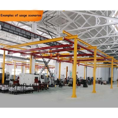 5t 10t Remote Control Roof Rail Monorail Electric Single Girder Crane with I Beam Structure