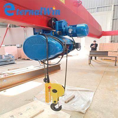 Chinese Workshop Lift Equipment Ceiling Single Girder Overhead Bridge Crane