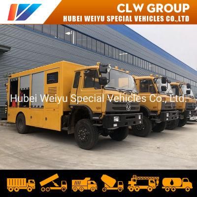 Dongfeng HOWO 4X2 4X4 off Road Maintenance Vehicle Mounted with Mobile Workshop Truck