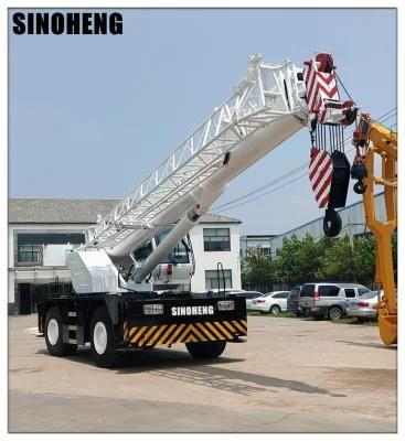 Four Wheel Mobile Rough Terrain Crane 50t in Tanzania