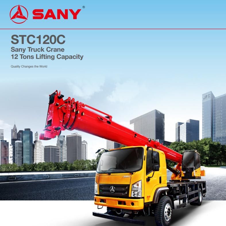 12t 12 Ton Stc120c Truck Mobile Crane