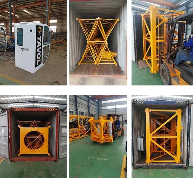 6t China Construction Manufacturer Topless Tower Crane