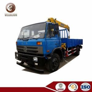 Dongfeng 4X2 6 Wheeler 6.3 Ton Telescopic Boom Self Loading Truck with 6.3 Ton Truck Crane Price