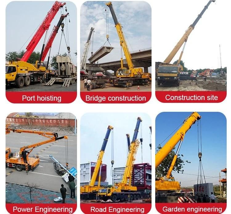 Hot Sell Lift Mobile 12t Truck Cranes Boom Length 18.5m Crane for in Ports