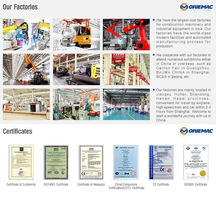 Oriemac Lifting Construction Machinery Xgc55 50t 55ton Mini Tracked Mobile Crawler Crane