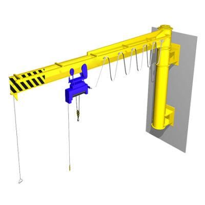 Wall Jib Crane Single Column Swing 1t Jib Cantilever Crane