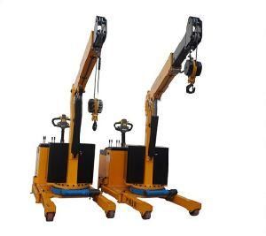 3t Small Workshop Manual and Electric Hydraulic Mobile Counterbalance Floor Crane