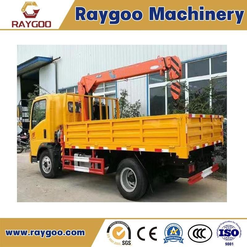 Sinotruk HOWO 4X2/8X4/6X4 Cargo Truck with Mounted Mini Crane