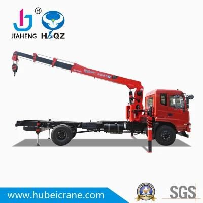 HBQZ 7ton Telescoping Boom Truck Mounted Crane From Factory