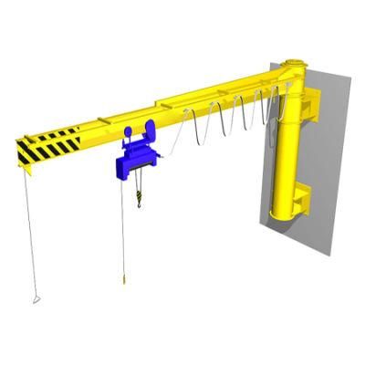 Wall Jib Crane Single Column Swing Jib Cantilever Crane 2t