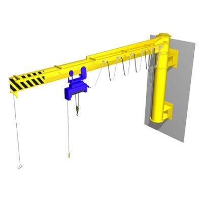 Wall Jib Crane Single Column Swing Jib Cantilever Crane 2t
