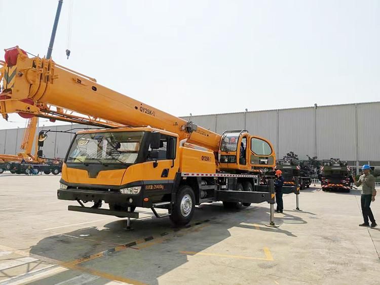 Factory 25 Ton High Quality Small Truck Cranes Qy25K-II