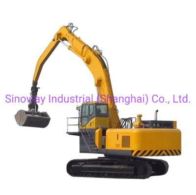 Hydraulic Crawler Grabber Excavator 42ton Material Handling Equipment for Steel Plant