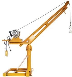 Attractive and Durable Outdoor Construction Mini Portable Crane, 500kg Arm Rotating Lifting Crane with Standard Height 30m