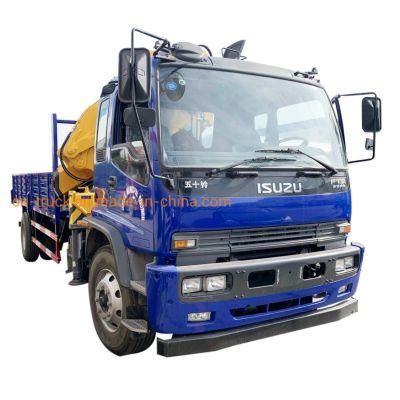 Isuzu 4X2 6ton 8ton 10ton 12ton Knuckle Boom Crane Truck with Crane