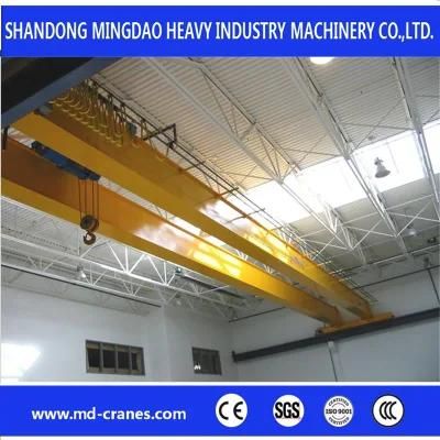 Optional Color 18ton Double Girder Overhead Crane for Warehouse