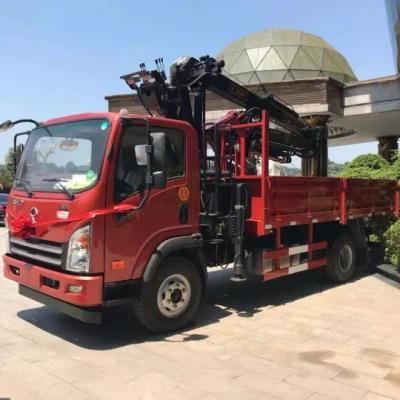 Truck with 5/8/10 Tonnes Loading Crane 5/8/10 Tonnes Crane Truck Can Be Modified to Grab Hand