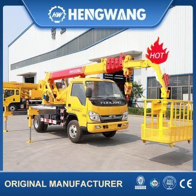 Hot Sell Wheelbase 2850 Lifting Mobile 5ton Truck Crane for Construction