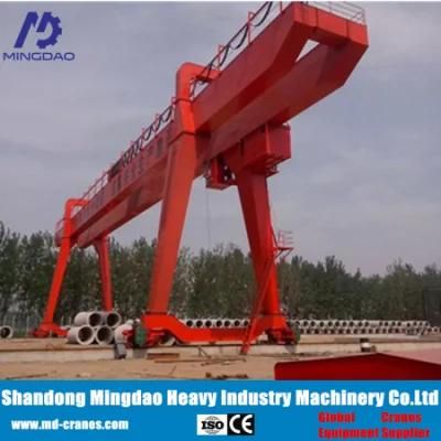 Inverter Various Speed Control Double Girder Gantry Crane for Sale