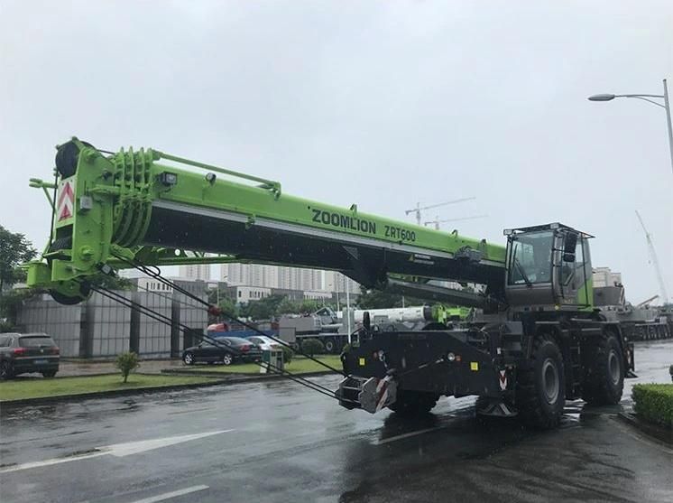 Hot Sale Zoomlion New Design 60ton Max Moment Rough-Terrain-Crane Zrt600