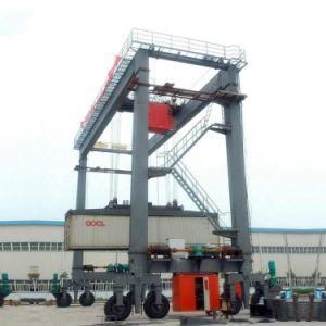 China Rail Mounted Container Lifting Gantry Crane