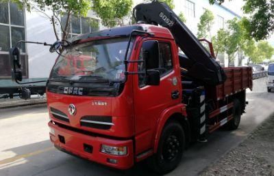 Dongfeng Utility Service Knuckle Boom Truck Crane 5tons Truck Mounted Crane