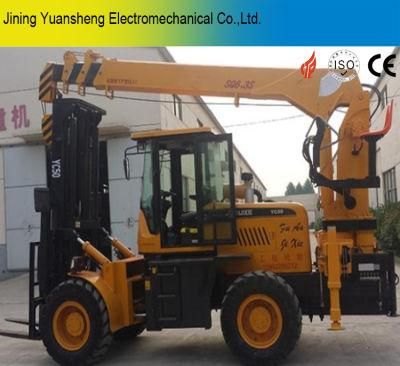 China Manufacturer 3.2 Ton Hydraulic Mobile Telescopic Crane for Forklift